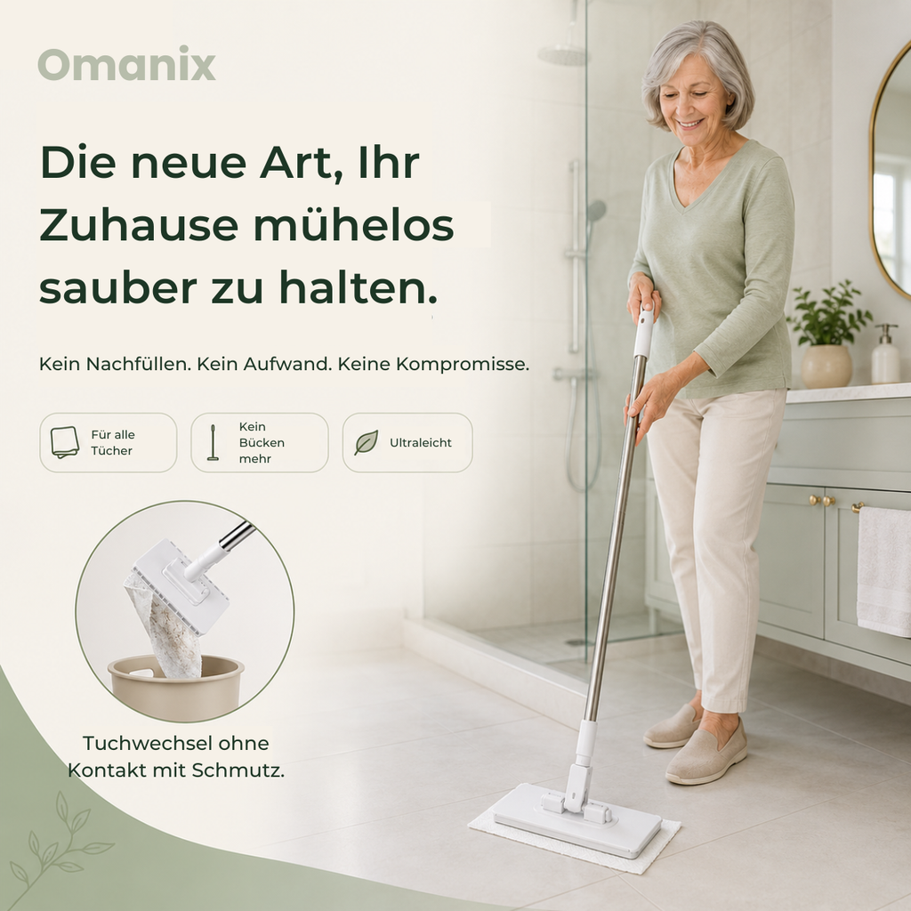 Omanix EasyClean™ - Reinigung leicht gemacht – ohne Kompromisse.