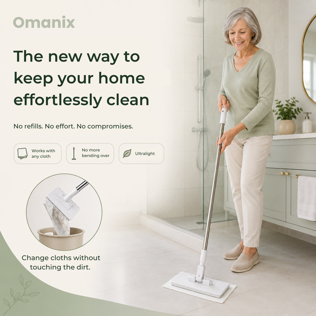 Omanix EasyClean™ – Cleaning Made Easy, Without Compromise.